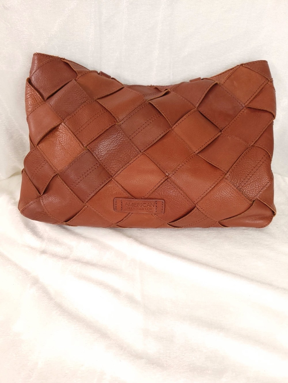 American Leather Co Mercer Woven Tote Bag